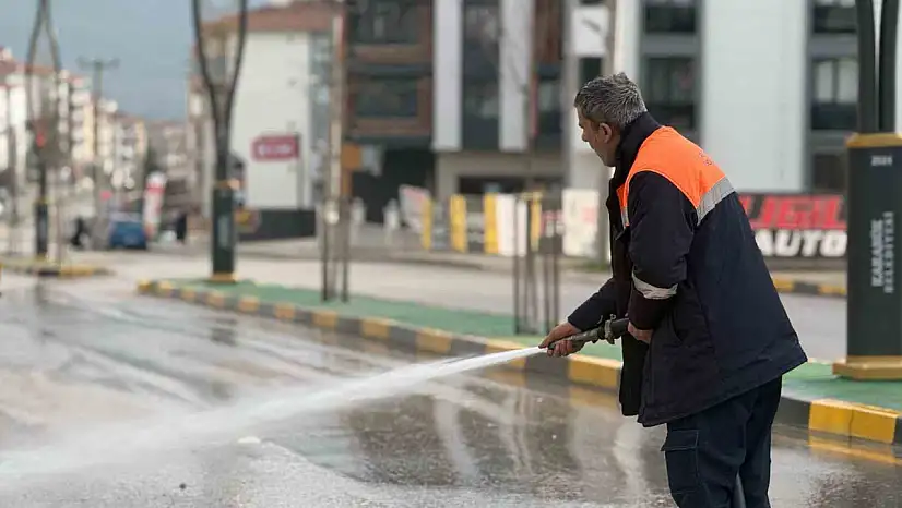 Karabük Belediyesi'nden temizlik seferberliği