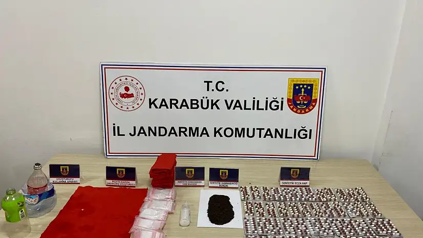 Karabük'te jandarmadan uyuşturucu operasyonu: 6 şüpheli gözaltında