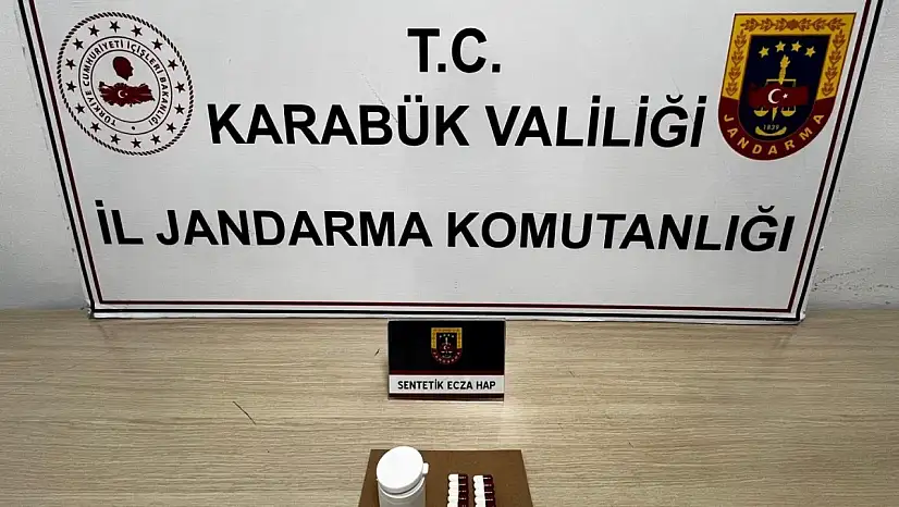 Karabük'te sentetik ecza operasyonu: 2 gözaltı