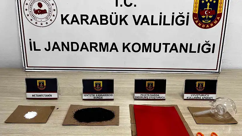 Karabük'te uyuşturucu operasyonu