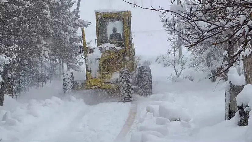 Karabük'te yolu kapanan köy sayısı 115'e yükseldi