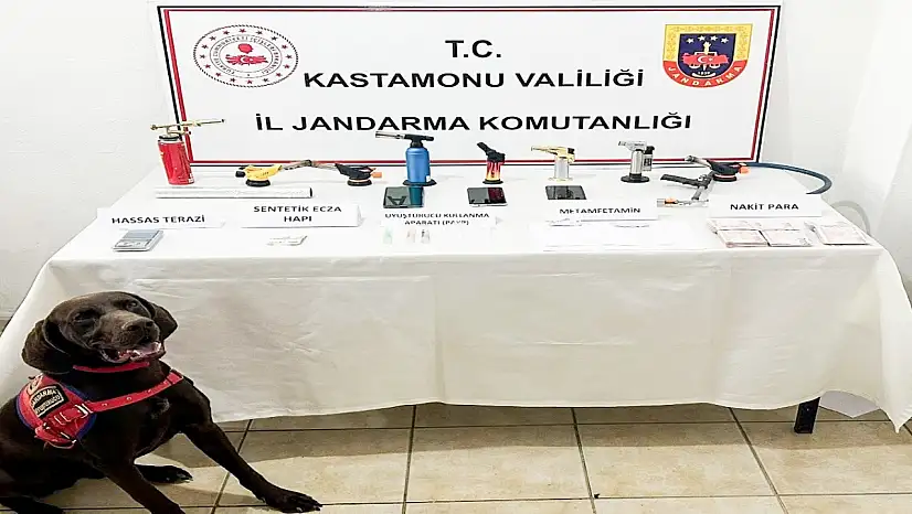 Kastamonu'da uyuşturucu operasyonu: 1 gözaltı