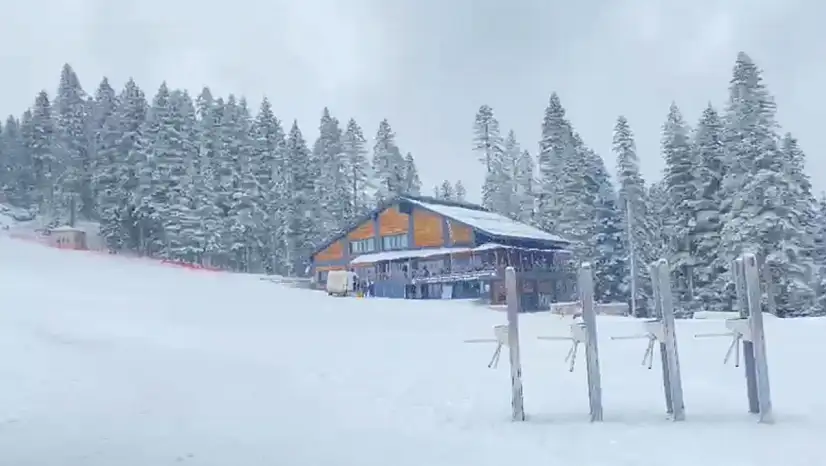 Kastamonu'nun yüksek kesimlerinde kar yağışı etkili oluyor