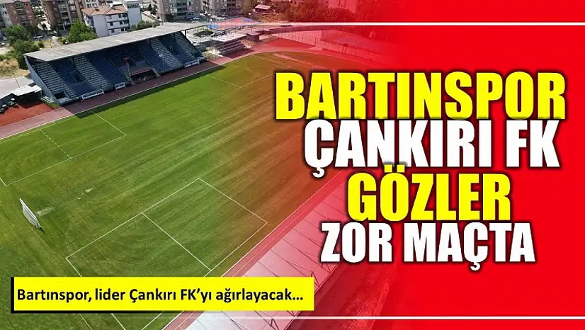 Kırmızı hattaki Bartınspor lideri ağırlayacak