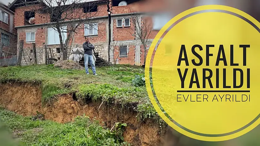 Köyde heyelan korkusu