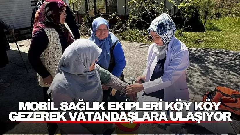 Köylerde ücretsiz sağlık taraması