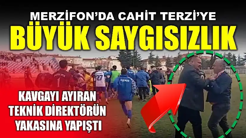 Merzifon'da büyük saygısızlık