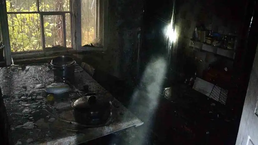 Mutfakta çıkan yangın söndürüldü