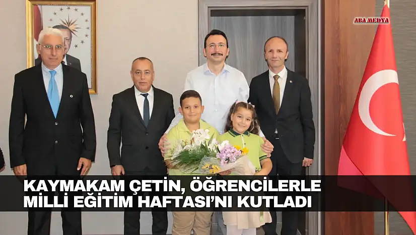 Öğrenciler Kaymakam Çetin'le Hayallerini Paylaştı