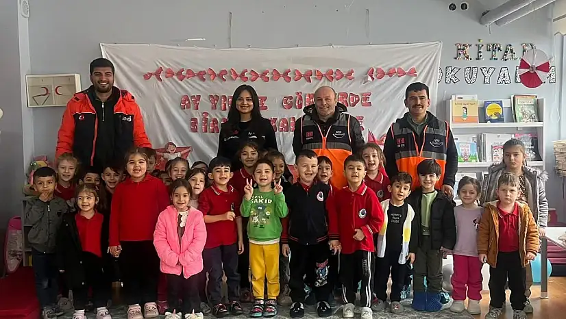 Afet ve yangın farkındalık eğitimi verildi