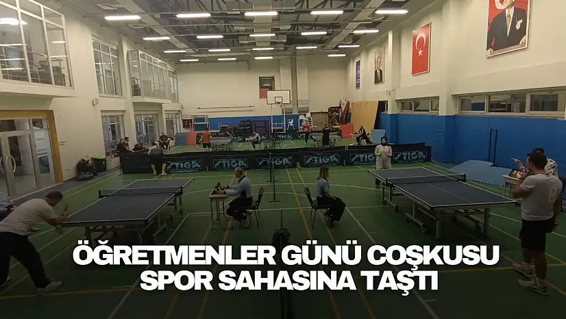 Öğretmenler Günü Coşkusu Spor Sahasına Taştı