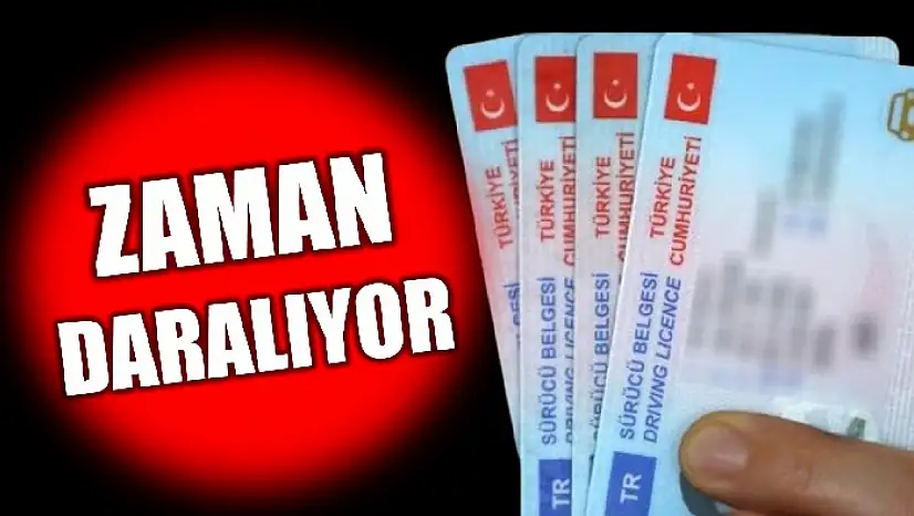 Sürücü belgelerini yeniletmeyenler dikkat
