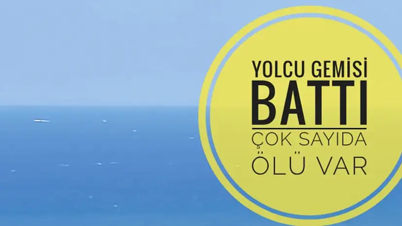 Yolcu gemisi battı: Çok sayıda ölü var