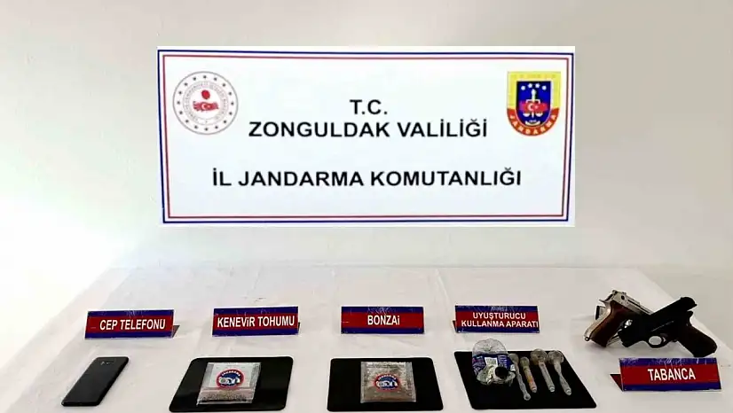 Zonguldak'ta jandarmadan üç ayrı narkotik operasyonu, 3 şüpheli yakalandı