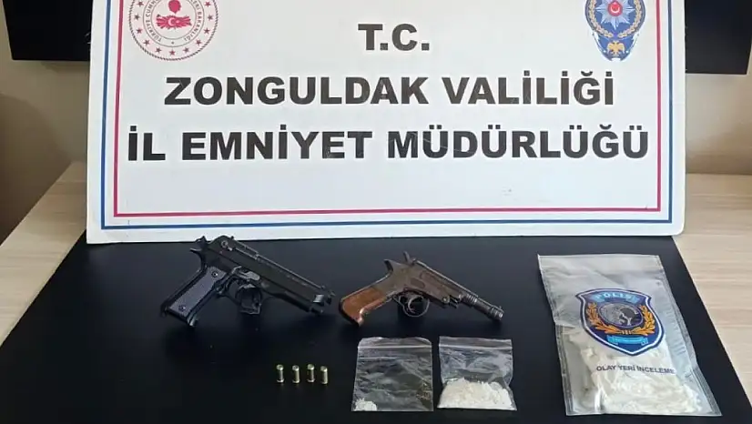 Zonguldak'ta uyuşturucu operasyonunda 1 kişi tutuklandı