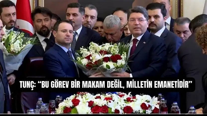 Adalet Bakanlığı'nda devir teslim töreni