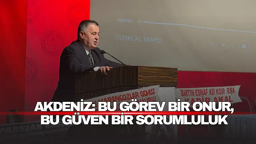 Akdeniz'den Birlik ve Teşekkür Mesajı