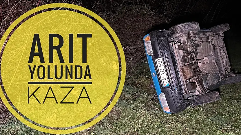 Arıt yolunda kaza