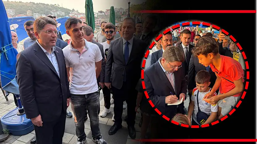 Bakan Tunç'a sevgi seli