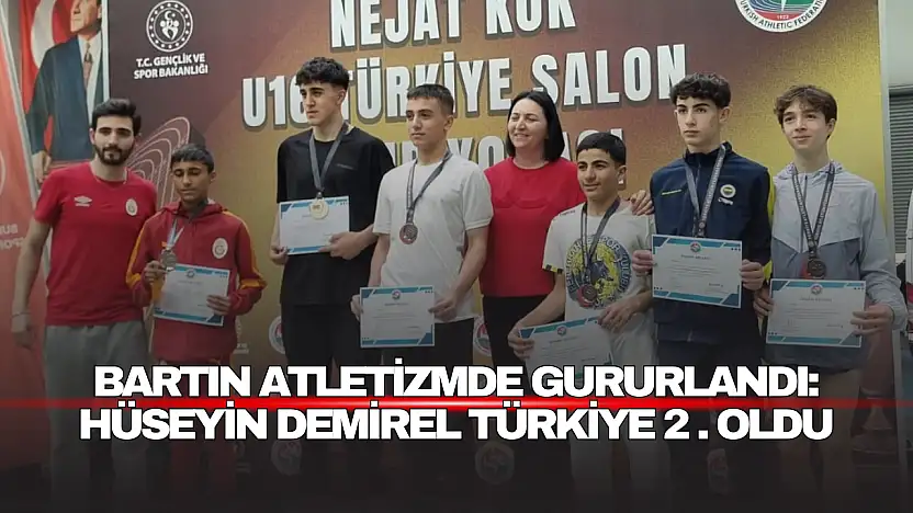 Bartın Atletizmde Gururlandı