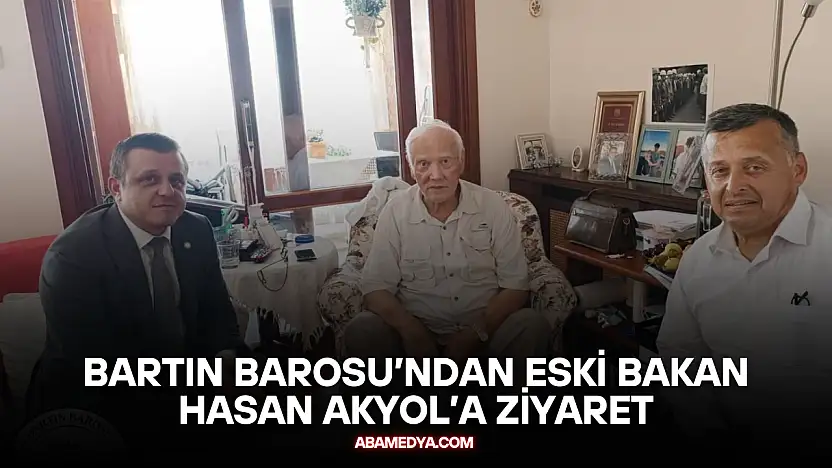 Bartın Barosu'ndan Eski Bakan Hasan Akyol'a Ziyaret