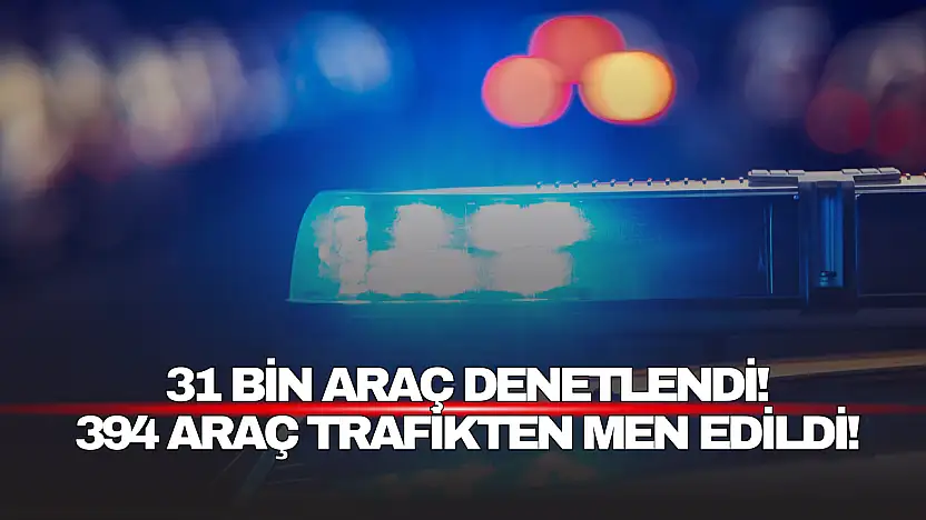 Bartın'da Ocak Ayında 31 Bin Araç Denetlendi