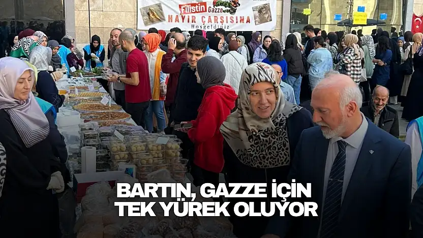 Bartın, Gazze İçin Tek Yürek Oluyor