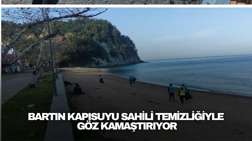 Bartın Kapısuyu Sahili Temizliğiyle Göz Kamaştırıyor