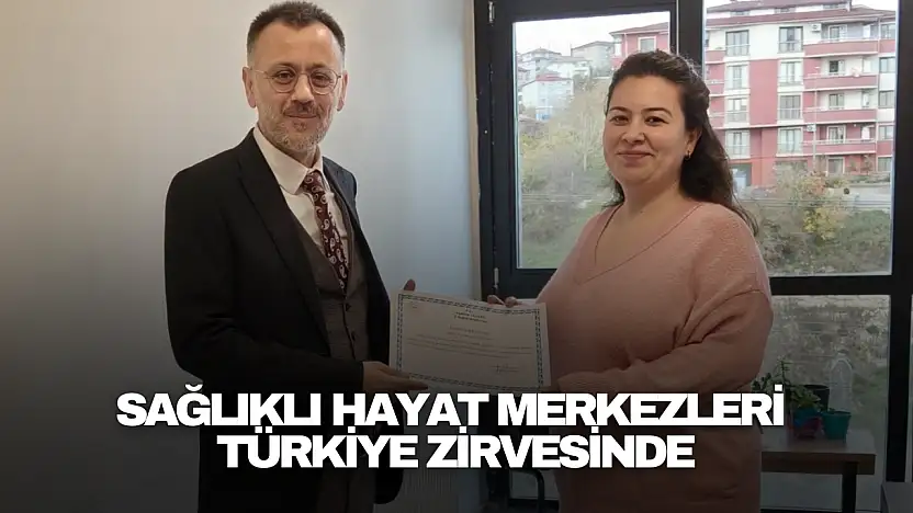 Bartın Sağlıklı Hayat Merkezleri Türkiye Zirvesinde