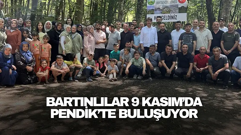 Bartınlılar 9 Kasım'da Pendik'te Buluşuyor
