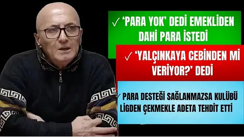Bartınspor'u ligden çekmekle tehdit etti