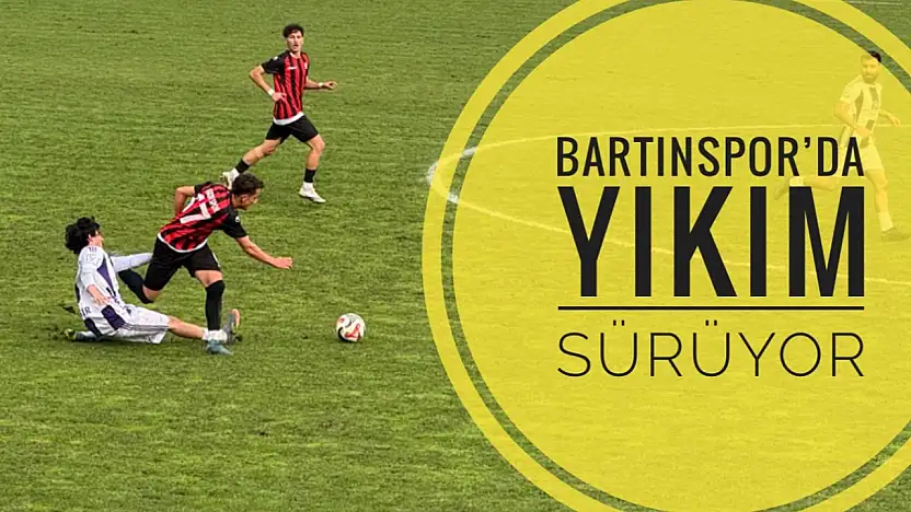 Bartınspor'da yıkım sürüyor