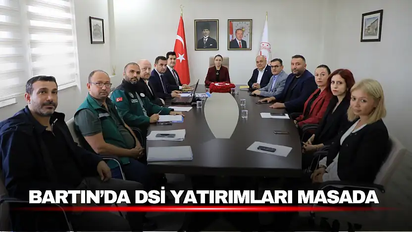 DSİ Yatırımları Vali Arslan Başkanlığında Değerlendirildi