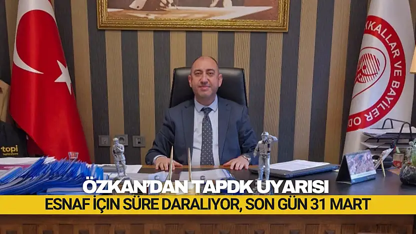 Esnaf İçin Süre Daralıyor, Son Gün 31 Mart