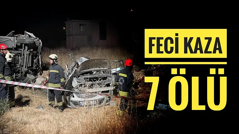 Gaziantep'te feci kaza 7 ölü