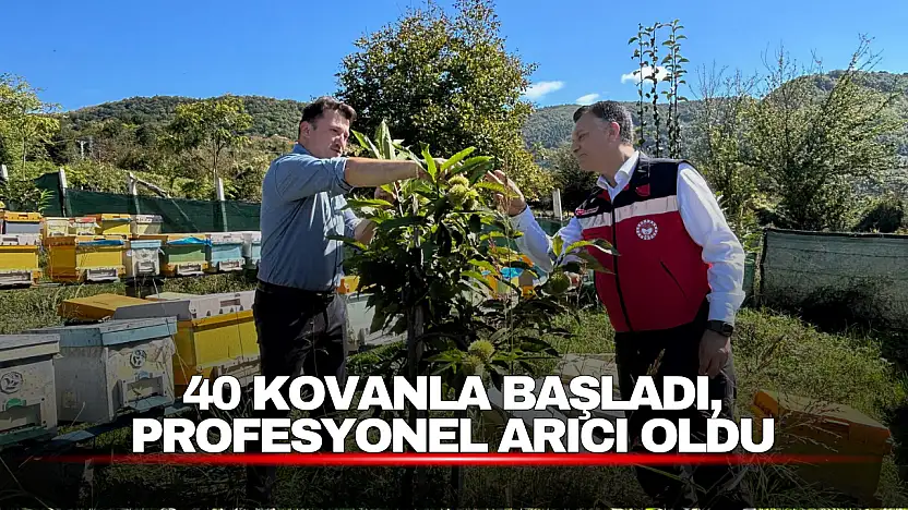Genç Üreticinin 40 Kovanla Başlayan Arıcılık Hikayesi