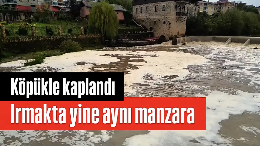 Irmakta yine aynı manzara