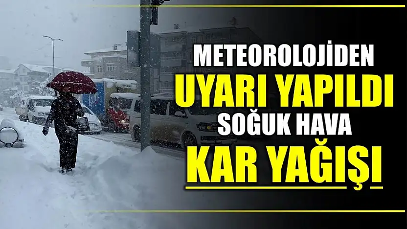 Bartın'a kar geliyor