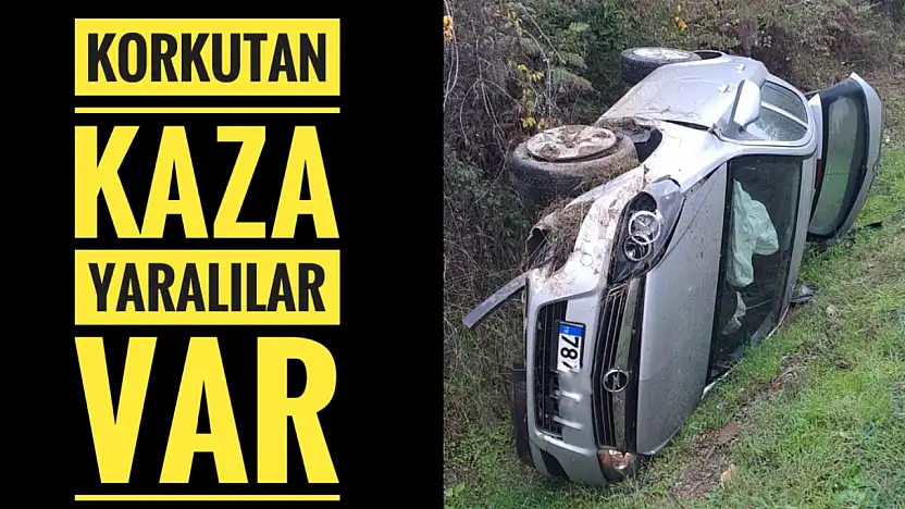 Korkutan kaza yaralılar var