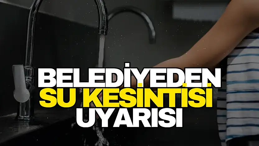 Kozcağız'da Su Kesintisi!