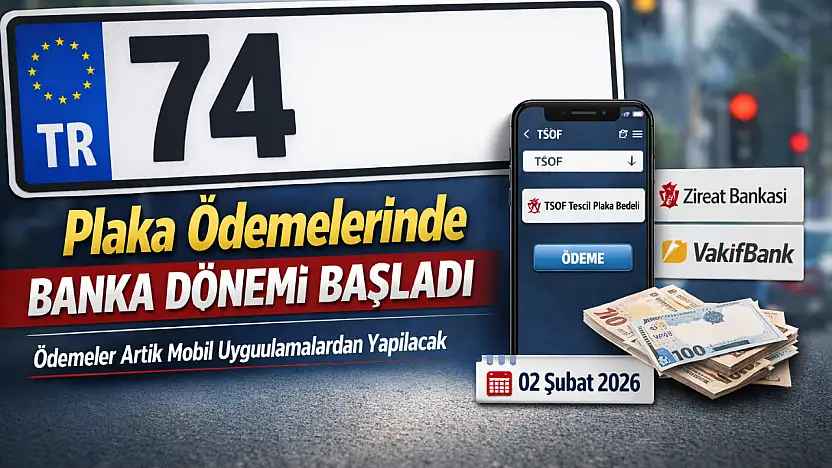 Plaka Ödemelerinde Banka Dönemi Başladı
