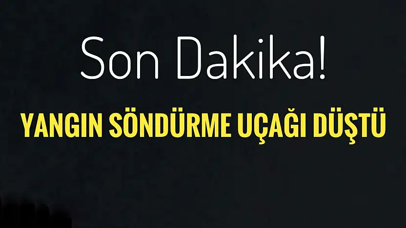 Uçağımız düştü