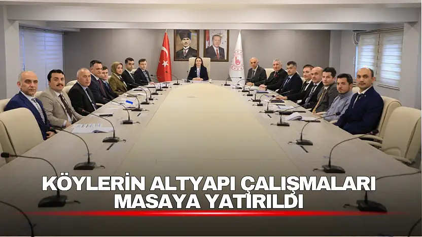 Vali Arslan Başkanlığında KÖYDES Toplantısı Gerçekleştirildi