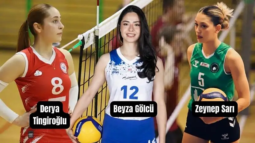 Volley Academy'de 3 takviye daha