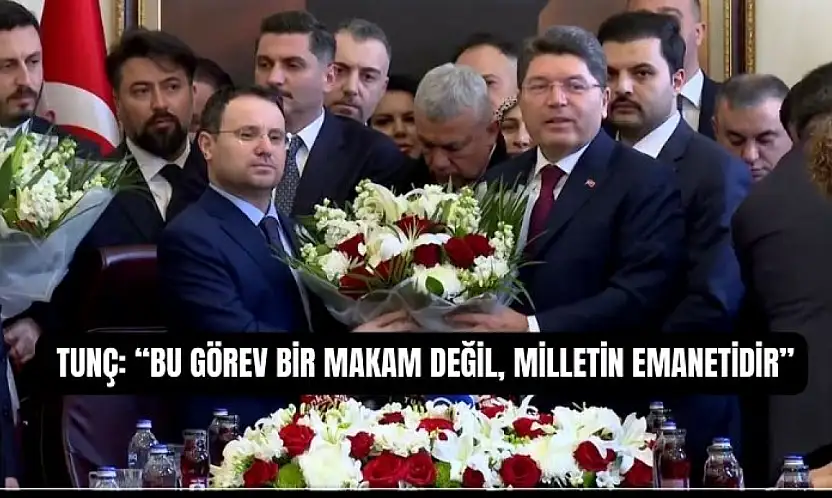 Adalet Bakanlığı'nda devir teslim töreni