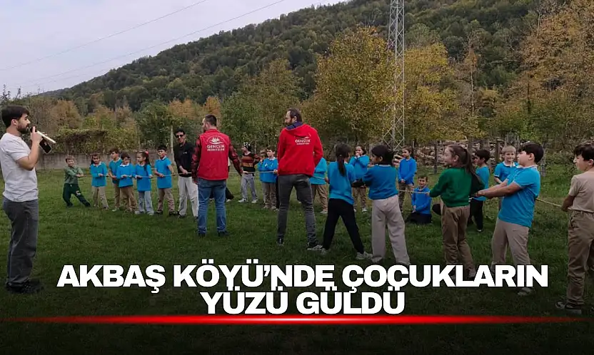 Akbaş Köyü'nde Çocukların Yüzü Güldü