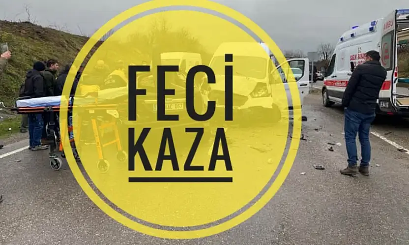 Akmanlar mevkiinde feci kaza