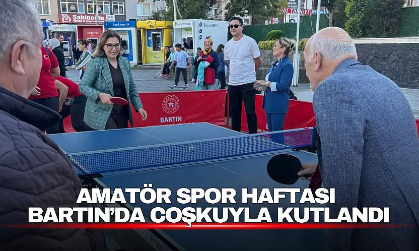 Amatör Spor Haftası Bartın'da Coşkuyla Kutlandı