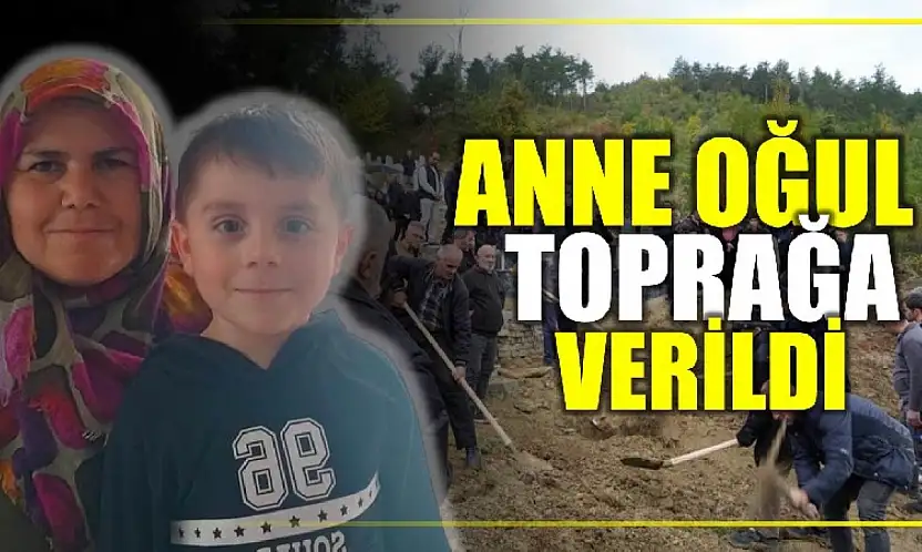 Anne oğul toprağa verildi