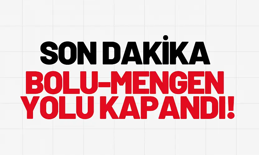 Bartın Çıkışlı Sürücülere 'Yenice' Uyarısı